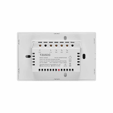 SONOFF SWITCH INTELIGENTE TOUCH DE PARED T2US3C