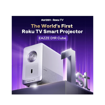 AURZEN SMART PROYECTOR ROKU D1R CUBE
