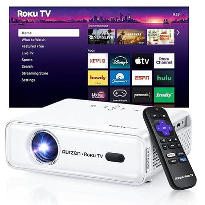 AURZEN SMART PROYECTOR EAZZE D1R ROKU