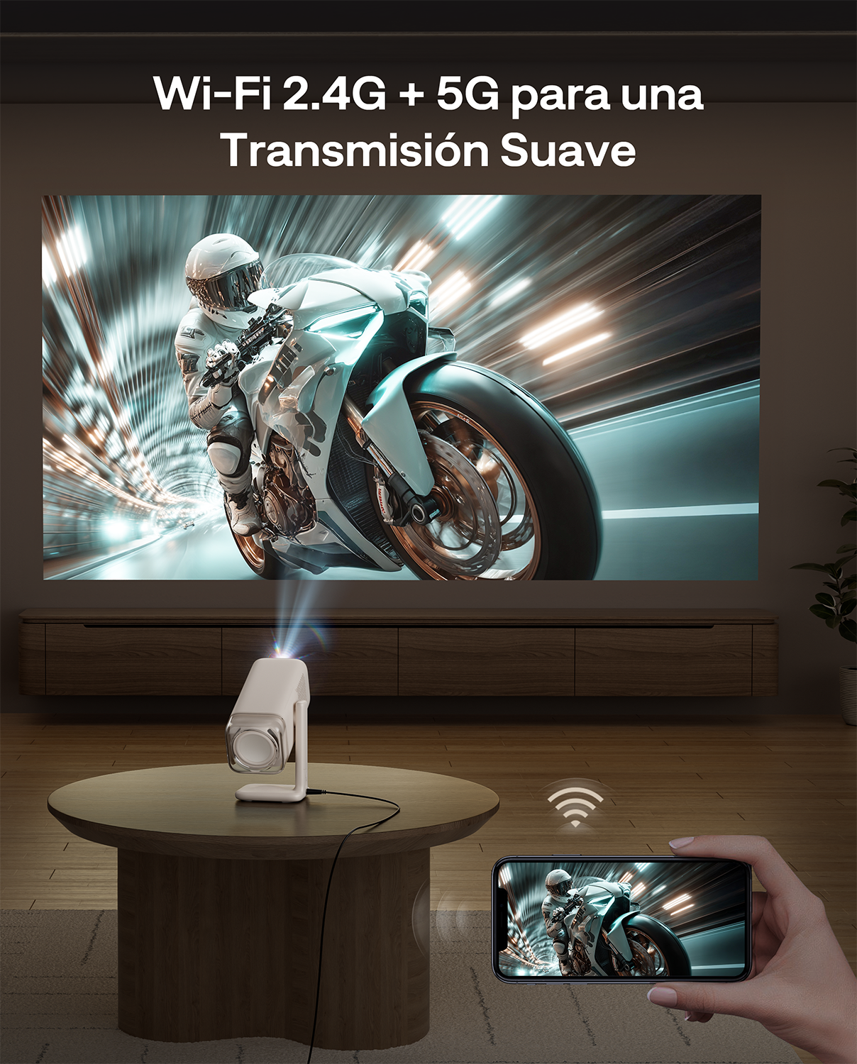 AURZEN SMART PROYECTOR BOOM AIR