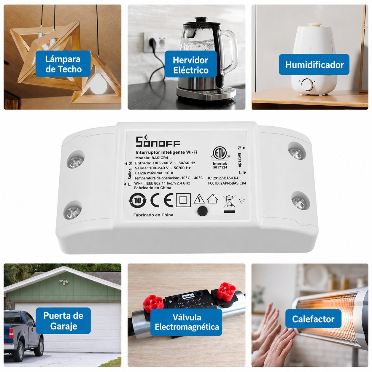SONOFF INTERRUPTOR INTELIGENTE BASICR4
