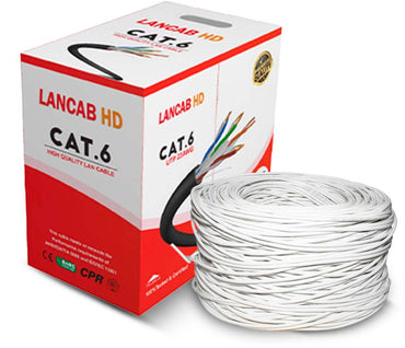 LANCAB HD CABLE UTP CAT6 PARA INTERIORES, CAJA DE 305M