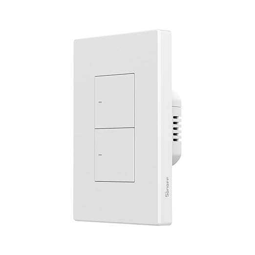 SONOFF SWITCH INTELIGENTE TOUCH DE PARED M5-2C-120 BLANCO