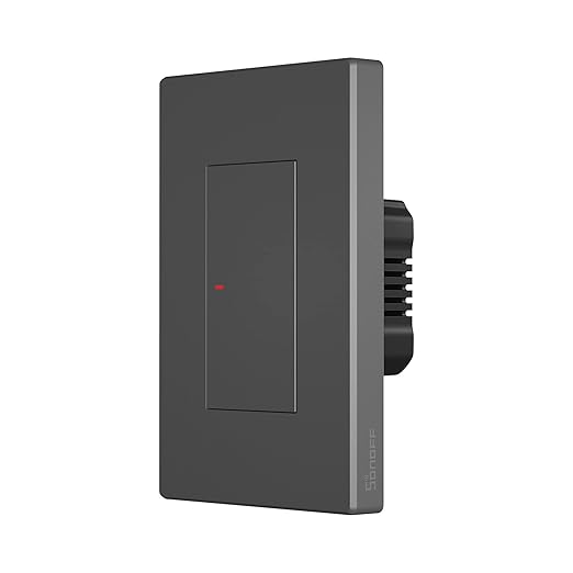 SONOFF SWITCH INTELIGENTE TOUCH DE PARED M5-1C-120 NEGRO
