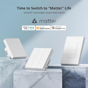 SONOFF SWITCH INTELIGENTE TOUCH DE PARED M5-1C-120 BLANCO