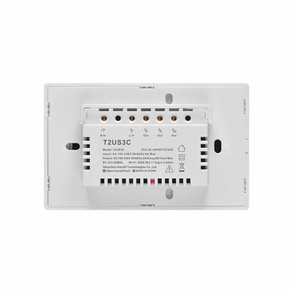 SONOFF SWITCH INTELIGENTE TOUCH DE PARED T2US3C
