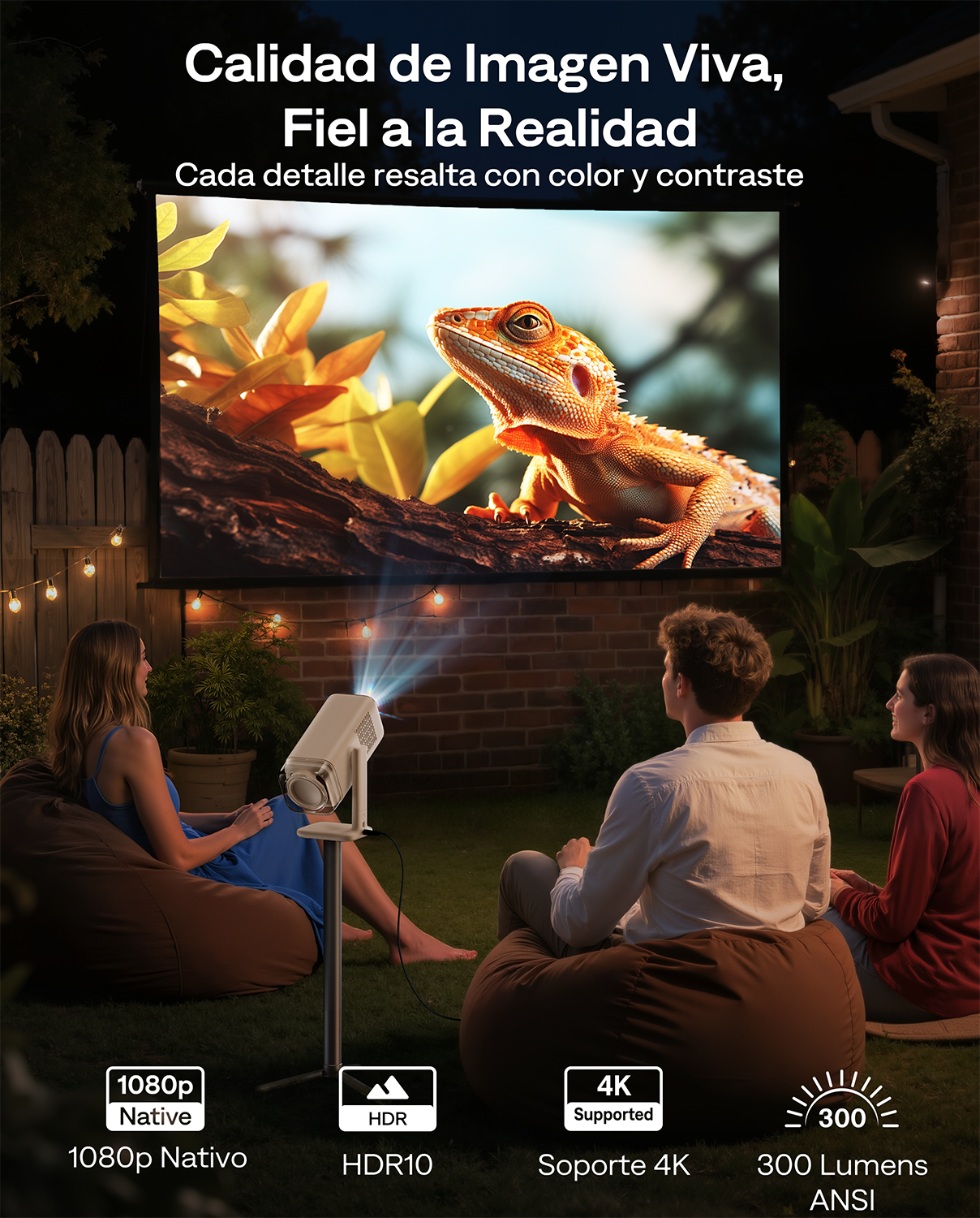 AURZEN SMART PROYECTOR BOOM AIR