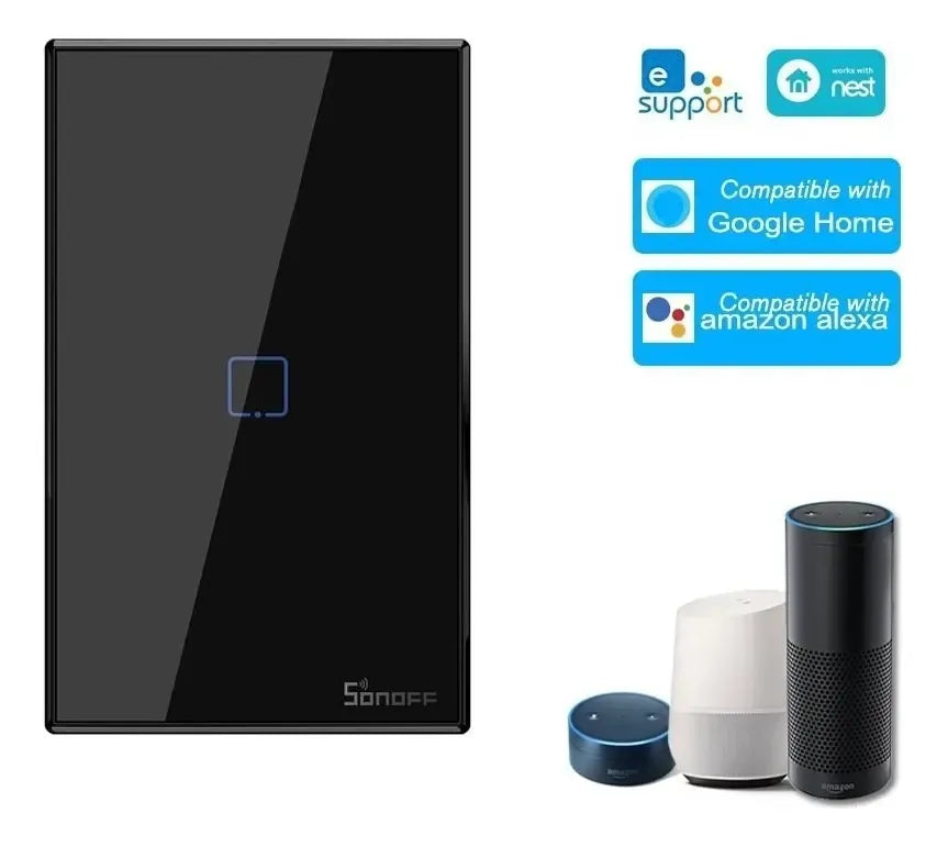 SONOFF SWITCH INTELIGENTE TOUCH DE PARED T3US1C