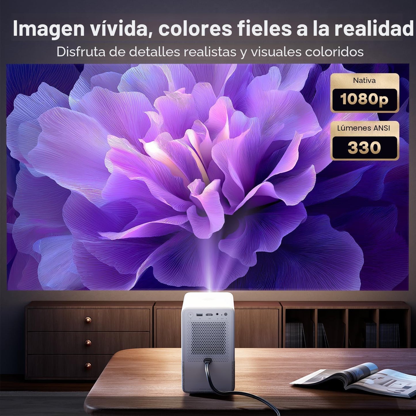 AURZEN SMART PROYECTOR ROKU D1R CUBE
