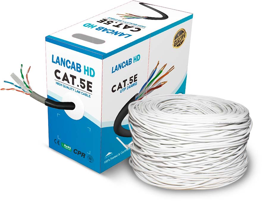 LANCAB HD  Cable UTP CAT5E PARA INTERIORES, CAJA DE 305M