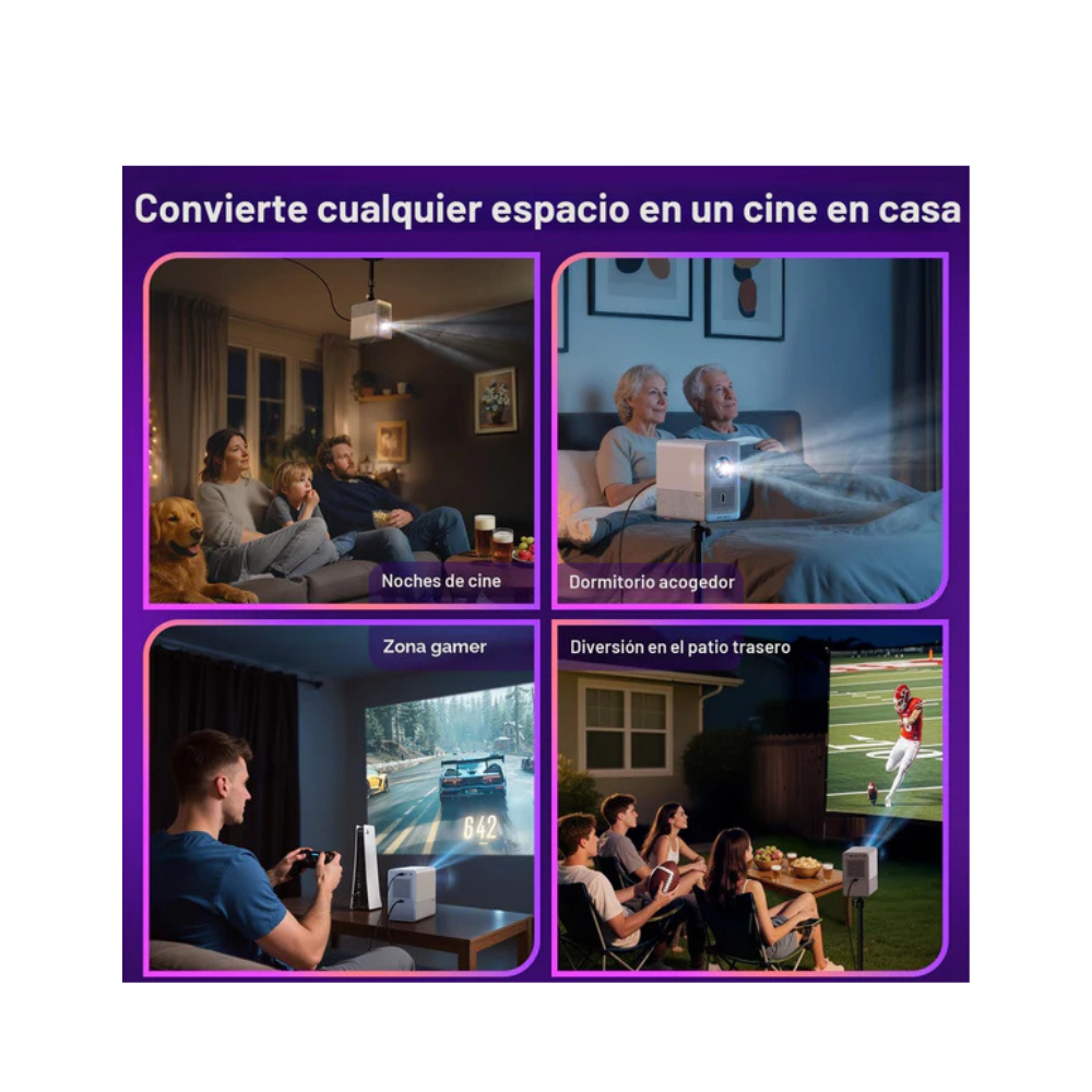 AURZEN SMART PROYECTOR ROKU D1R CUBE