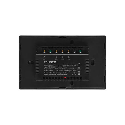SONOFF SWITCH INTELIGENTE TOUCH DE PARED T3US2C