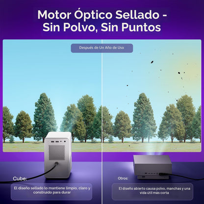 AURZEN SMART PROYECTOR ROKU D1R CUBE