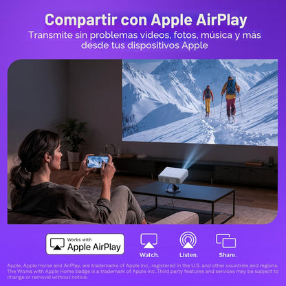 AURZEN SMART PROYECTOR EAZZE D1R ROKU