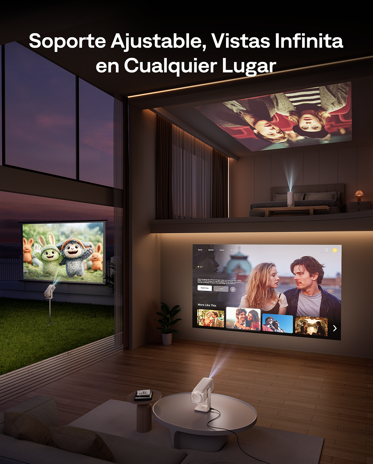 AURZEN SMART PROYECTOR BOOM AIR