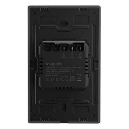 SONOFF SWITCH INTELIGENTE TOUCH DE PARED M5-1C-120 NEGRO