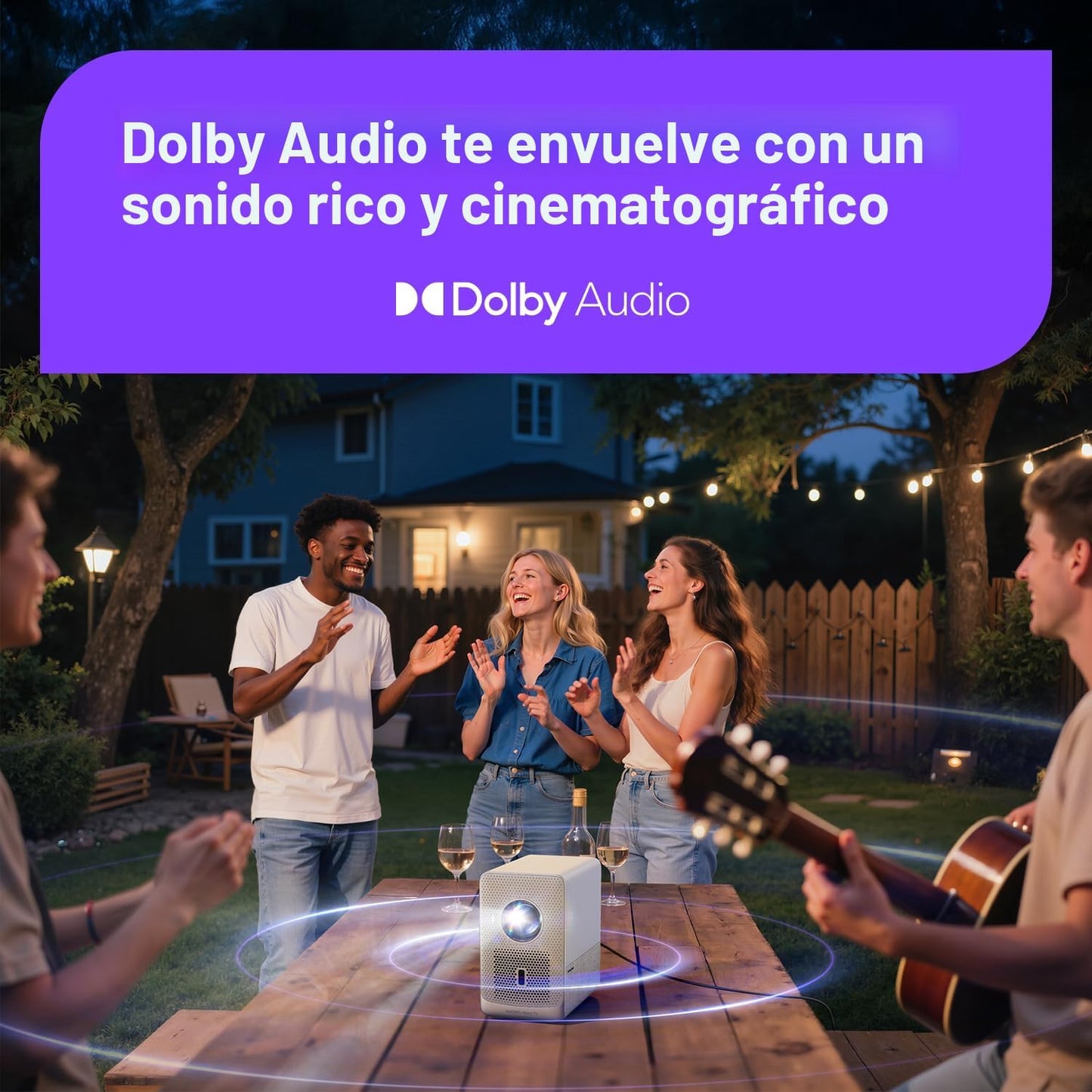 AURZEN SMART PROYECTOR ROKU D1R CUBE