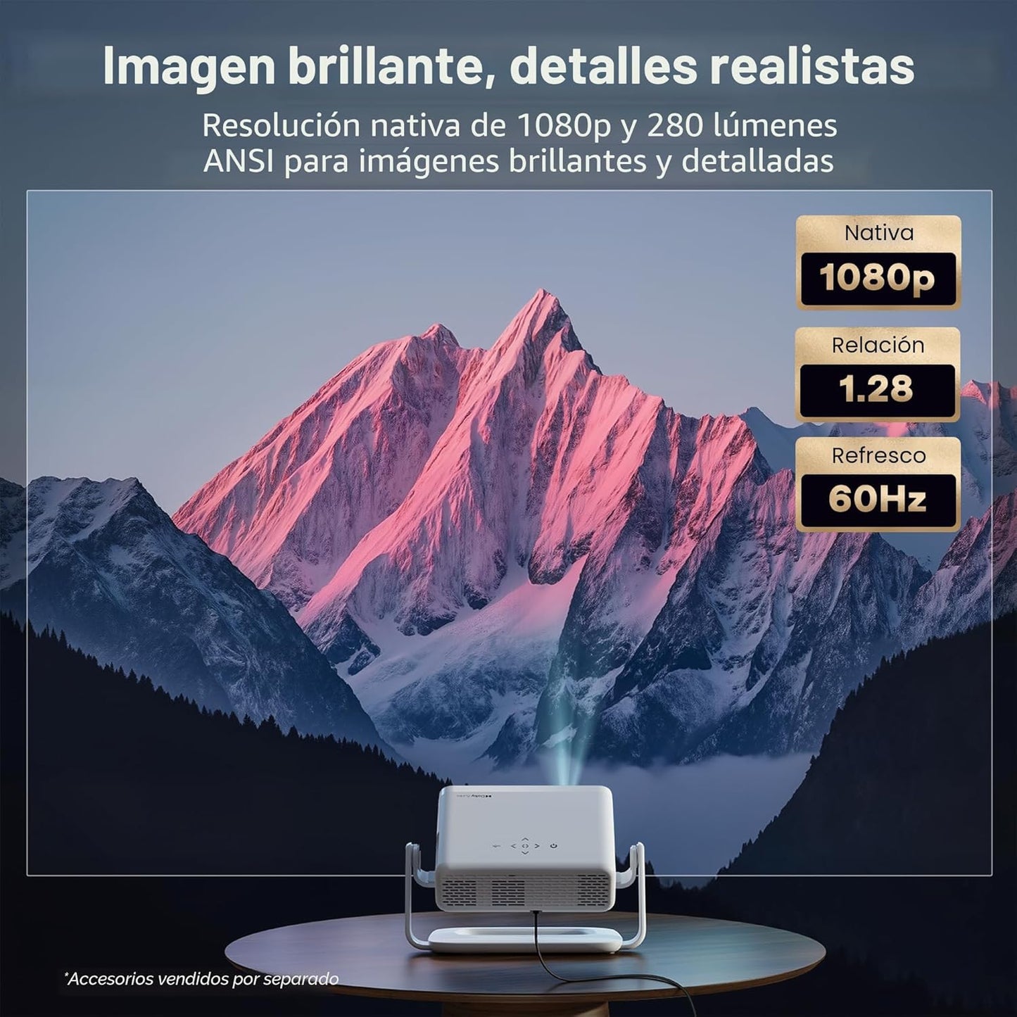 AURZEN SMART PROYECTOR EAZZE D1R ROKU