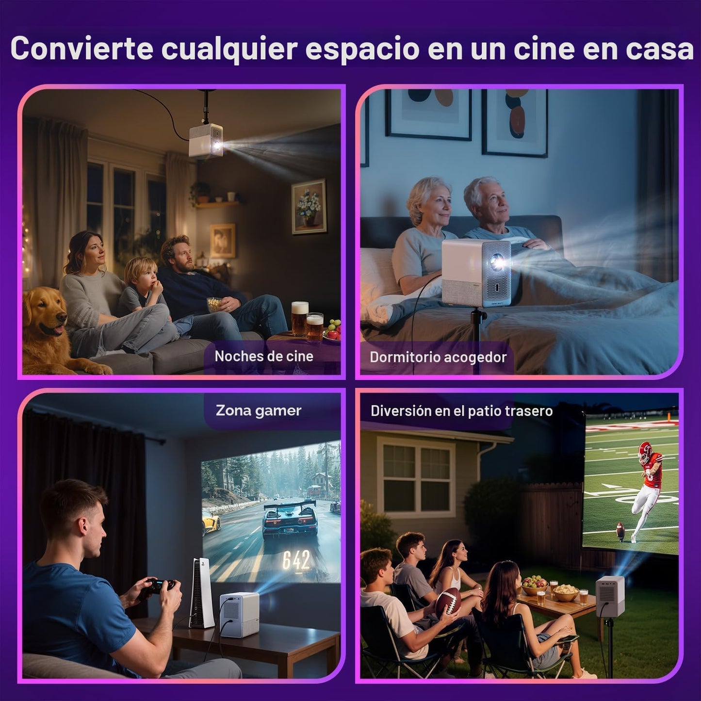 AURZEN SMART PROYECTOR ROKU D1R CUBE